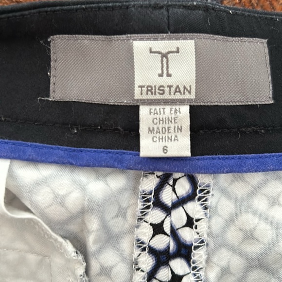 TRISTAN cotton print pants. Size 6 - Picture 8 of 10
